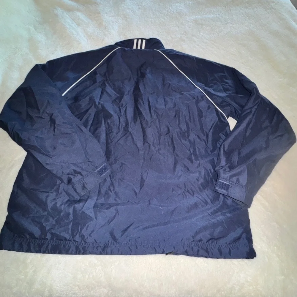 Adidas Dark Blue Athletic Jacket Size Medium United Stares Naval Academy - Picture 8 of 8